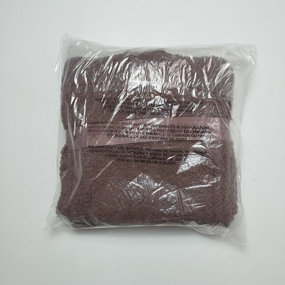 Barefoot Dreams CozyChic Pom Pom Beanie & Scarf Set Chestnut OS Warm Winter Wear - Picture 12 of 12